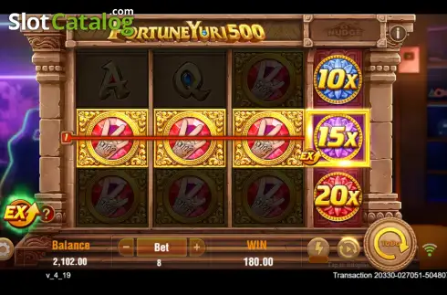 Скрин3. Fortune Yuri 500 слот