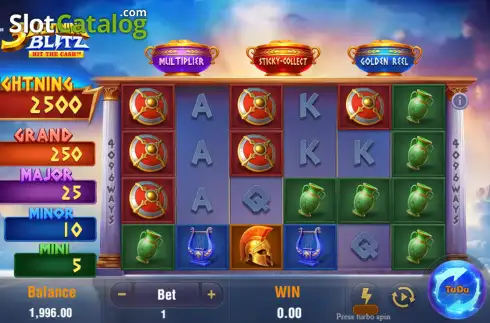 Скрин2. 3 Lightning Blitz Hit the Cash слот