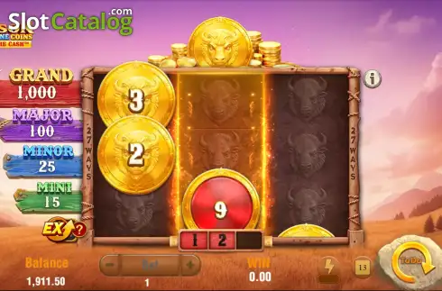 Скрин3. Bison Fortune Coins слот