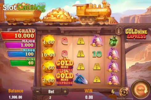 Скрин2. Gold Mine Express слот