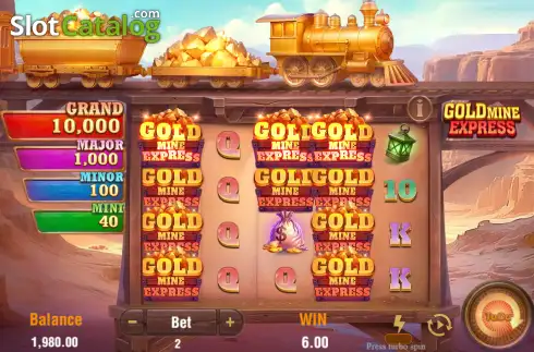 Скрин3. Gold Mine Express слот