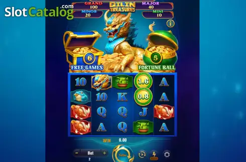 Скрин2. Qilin Treasures слот