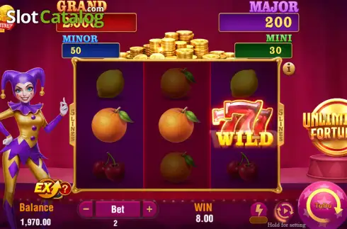 Скрин3. Joker Coins Unlimited Fortune слот