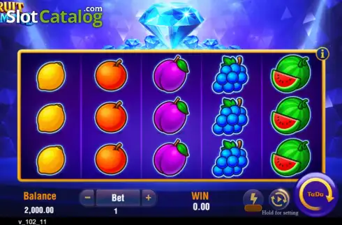 Скрин2. Fruit Diamond слот
