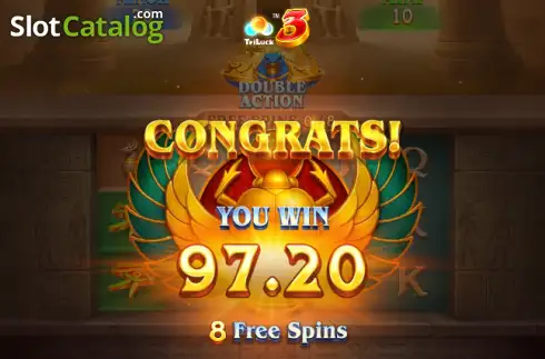 Скрин3. 3 Pharaoh Treasure слот