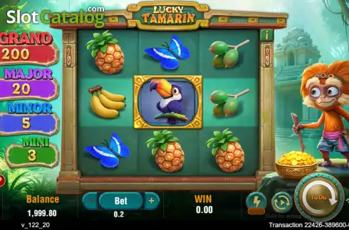 Скрин2. Lucky Tamarin слот