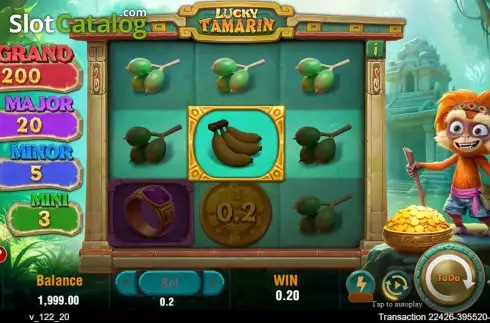 Скрин3. Lucky Tamarin слот