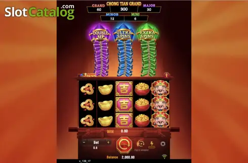 Скрин2. 3 Lucky Chong Tian Pao слот
