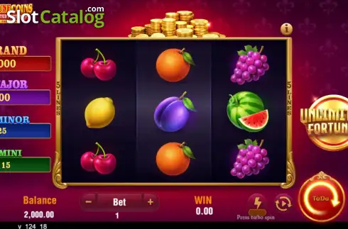 Скрин2. Fortune Coins Unlimited Fortune слот