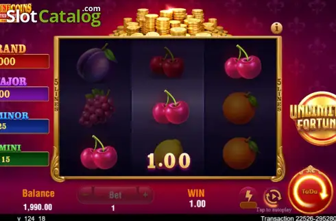 Скрин3. Fortune Coins Unlimited Fortune слот
