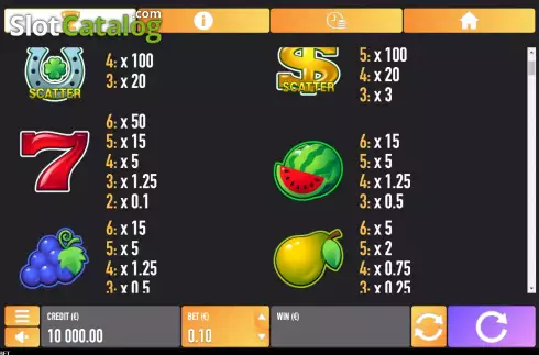 Скрин5. Hot Wild 100 слот