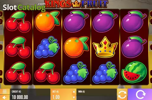Скрин2. Kings Fruit слот