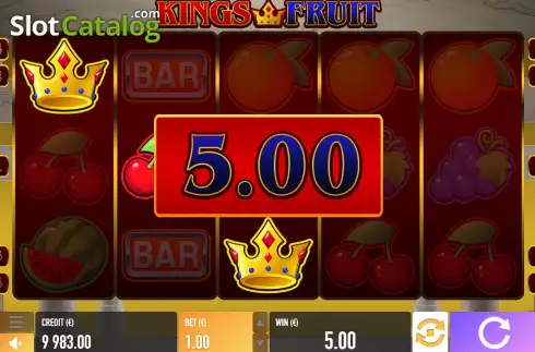 Скрин3. Kings Fruit слот
