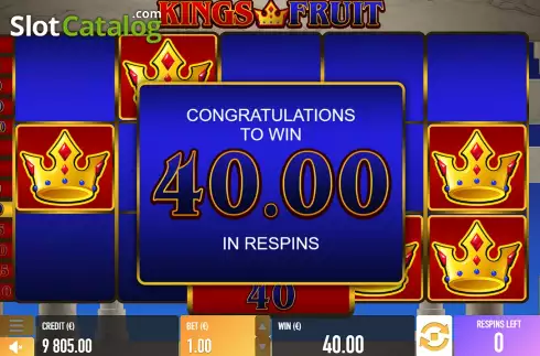 Скрин7. Kings Fruit слот