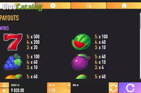 Скрин8. Kings Fruit слот