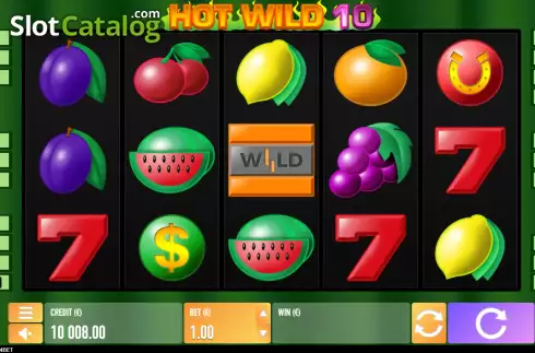 Скрин2. Hot Wild 10 слот
