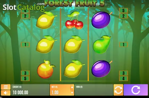 Скрин2. Forest Fruit 5 слот