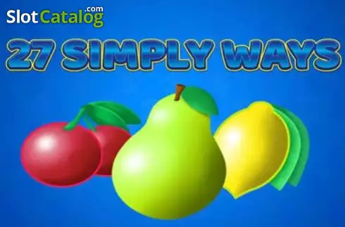 27 Simply Ways слот