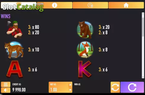 Скрин6. Lumberjack 5 слот