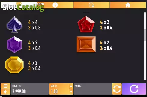 Скрин9. Wild Diamonds 25 слот