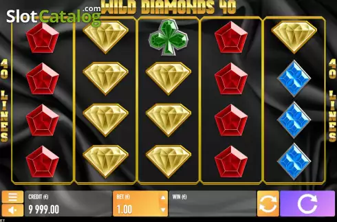 Скрин2. Wild Diamonds 40 слот