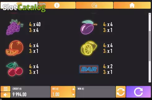 Скрин6. 81 Space Fruits слот