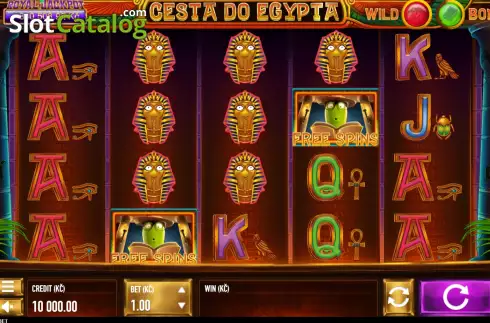 Скрин3. Cesta Do Egypta слот