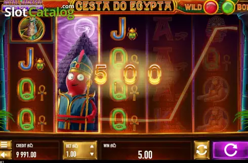 Скрин4. Cesta Do Egypta слот