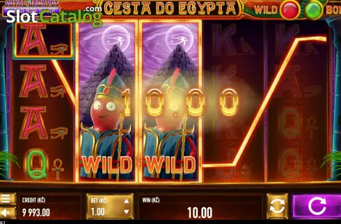 Скрин5. Cesta Do Egypta слот