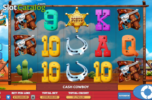 Скрин2. Cash Cowboys слот