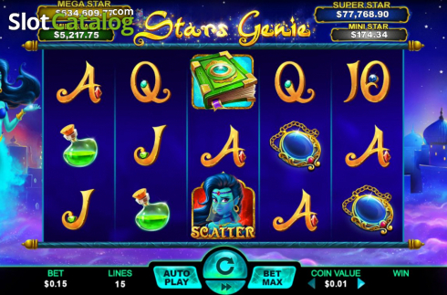 Скрин3. Stars Genie слот