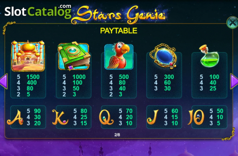 Скрин4. Stars Genie слот