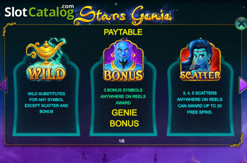 Скрин5. Stars Genie слот