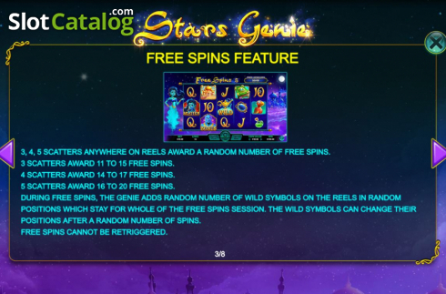 Скрин6. Stars Genie слот