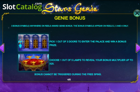 Скрин7. Stars Genie слот