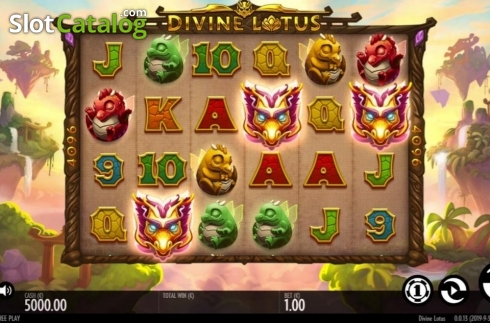 Скрин3. Divine Lotus слот