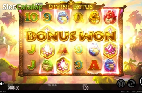 Скрин6. Divine Lotus слот