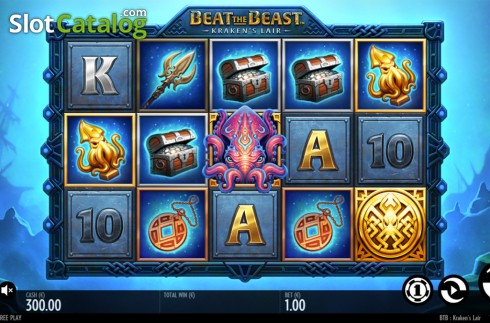 Скрин2. Beat the Beast Krakens Lair слот