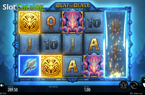 Скрин4. Beat the Beast Krakens Lair слот