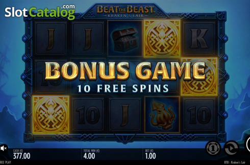 Скрин5. Beat the Beast Krakens Lair слот