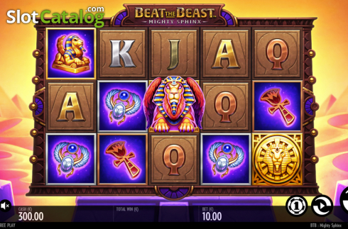 Скрин3. Beat the Beast Mighty Sphinx слот