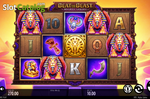 Скрин4. Beat the Beast Mighty Sphinx слот
