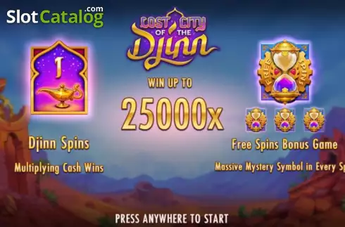 Скрин2. Lost City of the Djinn слот