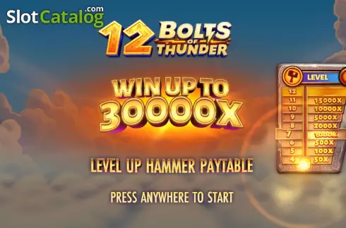 Скрин2. 12 Bolts of Thunder слот