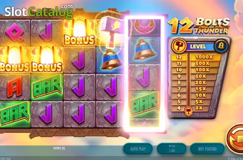 Скрин4. 12 Bolts of Thunder слот