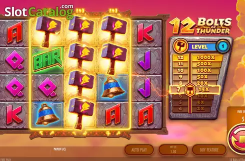 Скрин6. 12 Bolts of Thunder слот