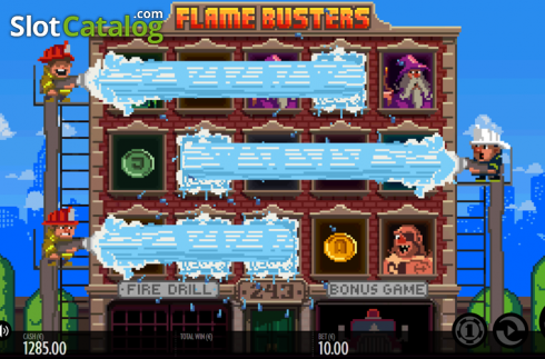 Скрин3. Roasty McFry and the Flame Busters слот