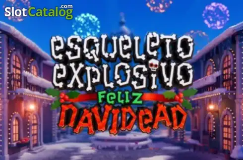 Esqueleto Explosivo Feliz Navidead логотип Esqueleto Explosivo Feliz Navidead логотип