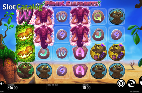 Скрин3. Pink Elephants слот