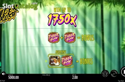 Скрин2. Tiger Rush слот